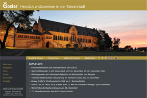 Webseite goslar.de